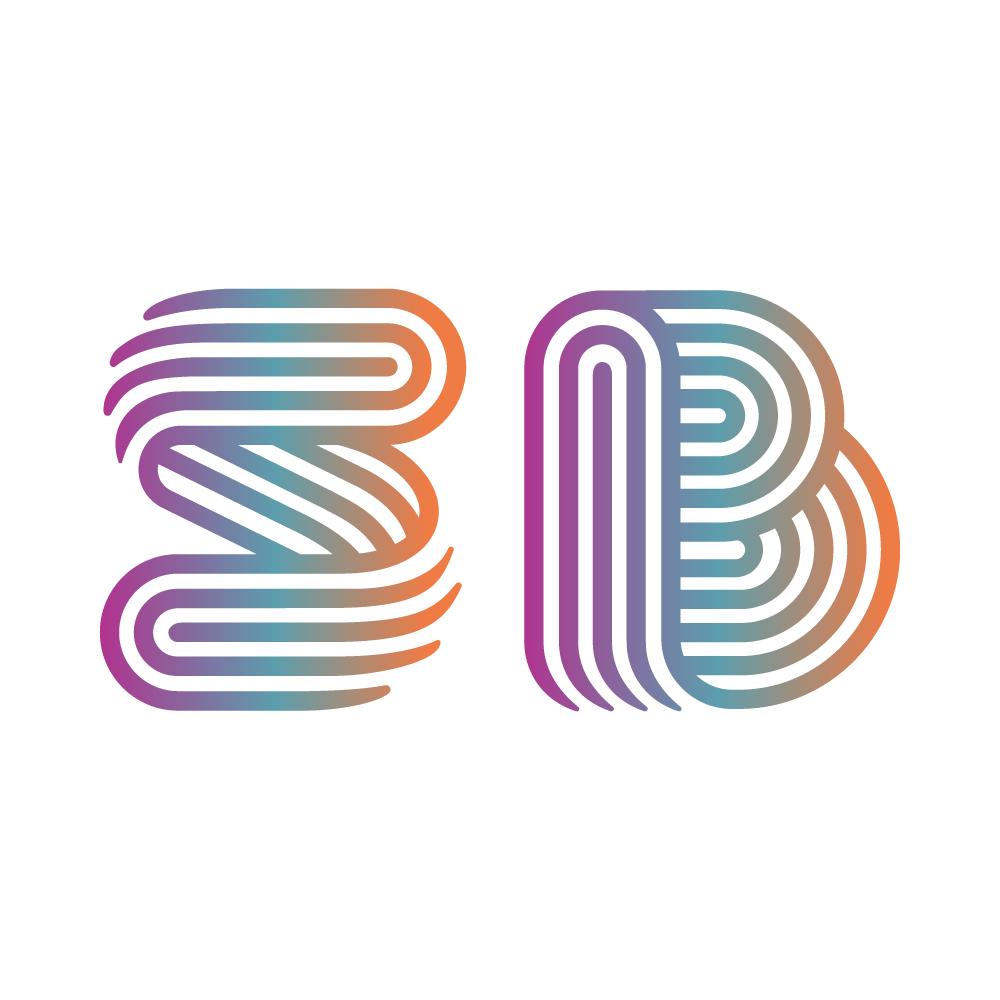 Logo for 'SarahandBastien', featuring our initials in elegant neon lines.